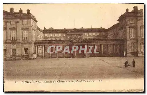 Cartes postales Compiegne Facade du Chateau