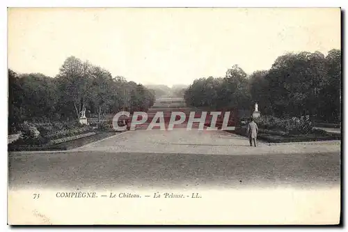 Cartes postales Compiegne le Chateau la Pelouse