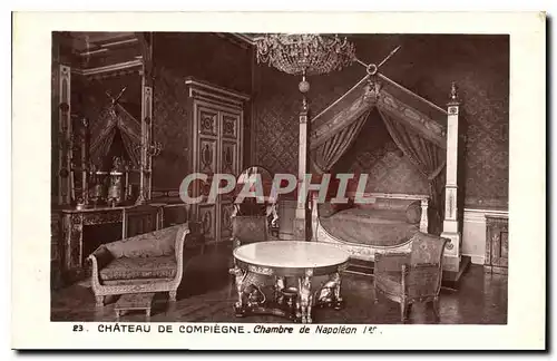 Cartes postales Chateau de Compiegne Chambre de Napoleon I