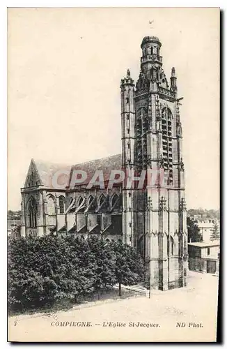 Ansichtskarte AK Compiegne L'Eglise St Jacques