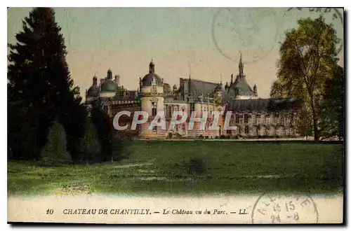 Ansichtskarte AK Chateau de Chantilly le Chateau vu du Parc