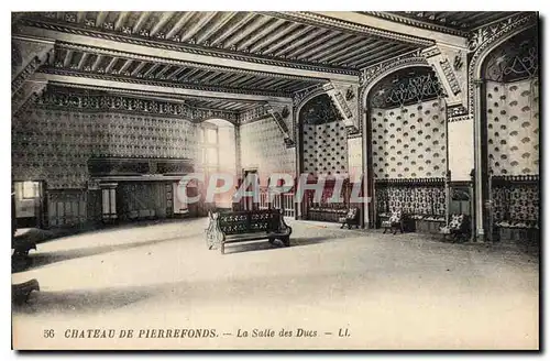 Cartes postales Chateau de Pierrefonds la Salle des Ducs