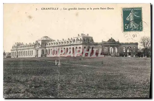 Ansichtskarte AK Chantilly les Grandes Ecuries et la Porte Saint Denis