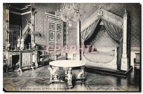 Ansichtskarte AK Collection speciale du Palais de Compiegne Chambre de l'Empereur Napoleon