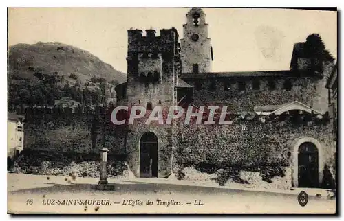 Cartes postales Luz Saint Sauveur l'Eglise des Templiers