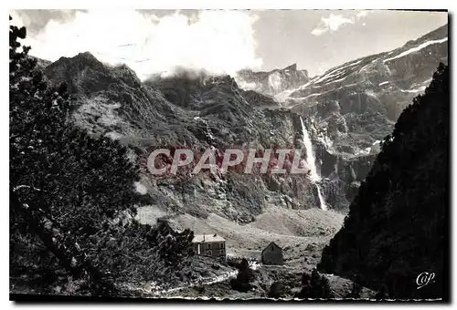 Cartes postales Gavarnie l'Hotel du Cirque et la Grande Cascade