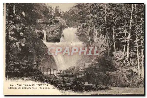 Ansichtskarte AK Environs de Cauterets Cascade du Cerisey