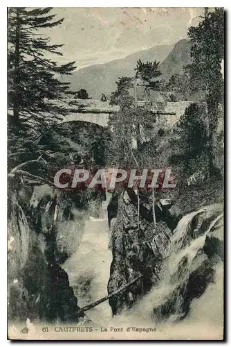 Cartes postales Cauterets le Pont d'Espagne