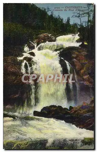 Cartes postales Cauterets Cascade du Pont d'Espagne