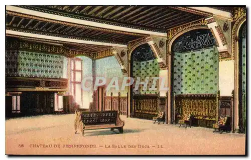 Cartes postales Chateau de Pierrefonds la Salle des Ducs