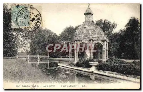 Cartes postales Chantilly le Chateau L'Ile d'Amour