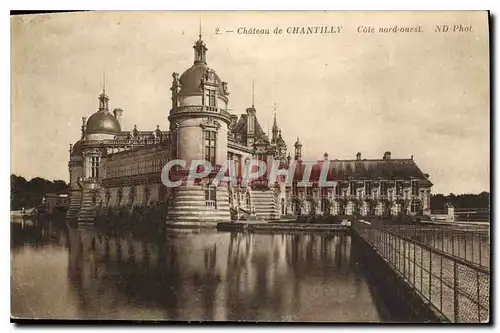 Ansichtskarte AK Chateau de Chantilly Cote nord ouest