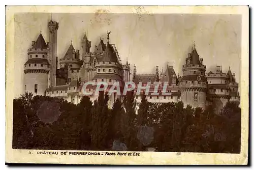 Ansichtskarte AK Chateau de Pierrefonds faces Nord et Est