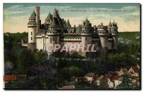 Cartes postales Pierrefonds Le Chateau Facade Est