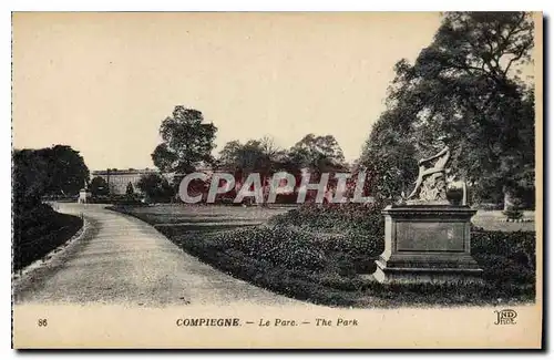 Cartes postales Compiegne Le Parc