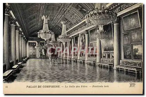 Ansichtskarte AK Palais de Compiegne La Salle des Fetes