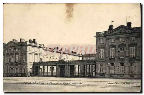 Cartes postales Compiegne Le Chateau Facade principale