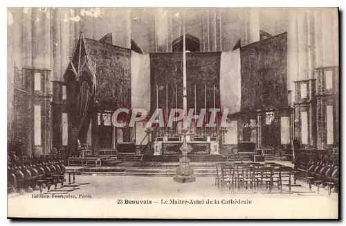 Ansichtskarte AK Beauvais  Le Maitre Autel de la Cathedrale