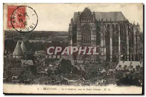 Ansichtskarte AK Beauvais  La Cathedrale vue de Saint Etienne