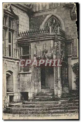 Ansichtskarte AK Beauvais  Eveche Escalier Renaissance