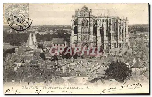 Cartes postales Beauvais  Vue panoramique de la Cathedrale