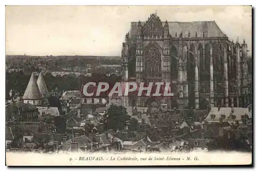 Cartes postales Beauvais  La Cathedrale vue de Saint Etienne