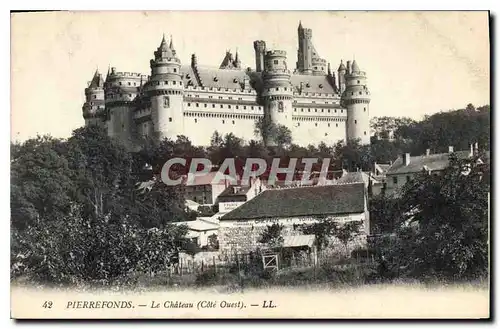 Ansichtskarte AK Pierrefonds Le Chateau Cote Ouest