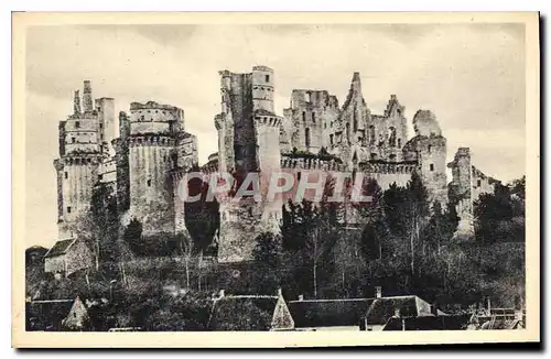 Cartes postales Chateau de Pierrefonds Oise Le Chateau avant la Restauration