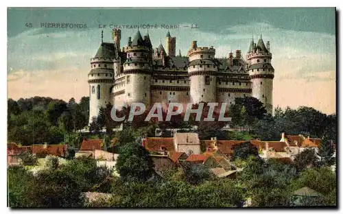 Cartes postales Pierrefonds Le Chateau Cote Nord