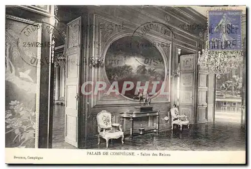 Cartes postales Palais de Compiegne Salon des Reines