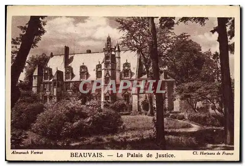 Cartes postales Beauvais Le Palais de Justice