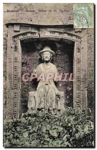 Cartes postales Beauvais Musee Statue de St Jacques