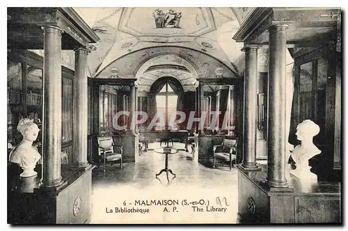 Ansichtskarte AK Malmaison S et O La Bibliotheque