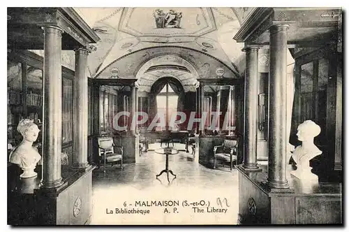 Cartes postales Malmaison S et O La Bibliotheque