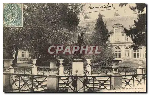 Cartes postales Palais de Fontainebleau Fontaine du jardin de Diane