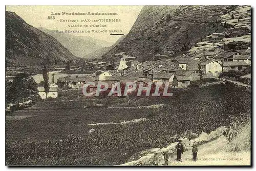 REPRO Environs d'Ax les Thermes Vallee de l'Oriege Vue Generale du Village d'Oxlu