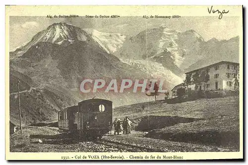 REPRO Col de Voza Hte Savoie Chemin de fer du Mont Blanc