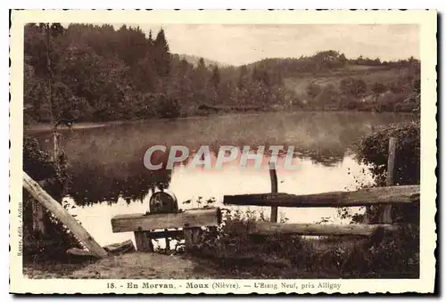 Cartes postales En Morvan Moux Nievre L'Etang Neuf pres Alligny
