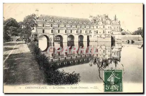 Cartes postales Chenonceaux Le Chateau Facade Orientale