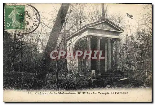 Ansichtskarte AK Chateau de la Malmaison Rueil Le Temple de l'Amour