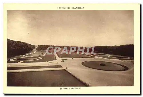 Cartes postales Musee de Chantilly Le Grand d'Parterre