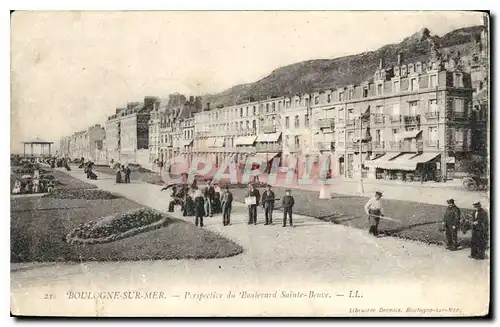 Ansichtskarte AK Boulogne sur Mer Perspective du Boulevard Sainte Beuve