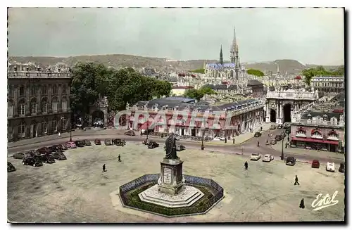 Ansichtskarte AK Nancy La Place Stanislas l'Arc de Triomphe et l'Eglise St Epvre