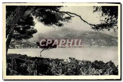 Cartes postales Menton Vue prise du Cap Martin