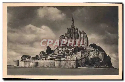 Ansichtskarte AK Abbaye du Mont Saint Michel Vue generale