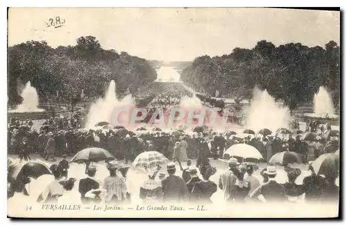 Ansichtskarte AK Versailles Les Jardins Les Grandes Eaux