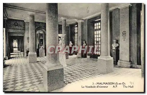 Ansichtskarte AK Malmaison S et O Le Vestibule d'Honneur