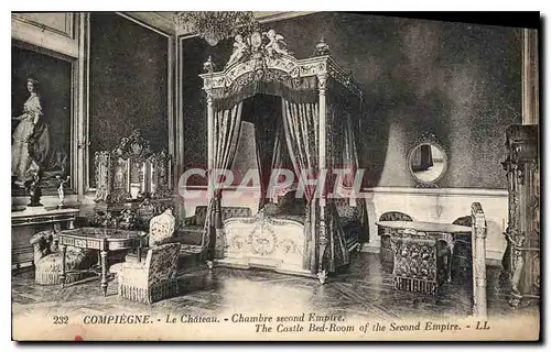 Ansichtskarte AK Compiegne Le Chateau Chambre second Empire