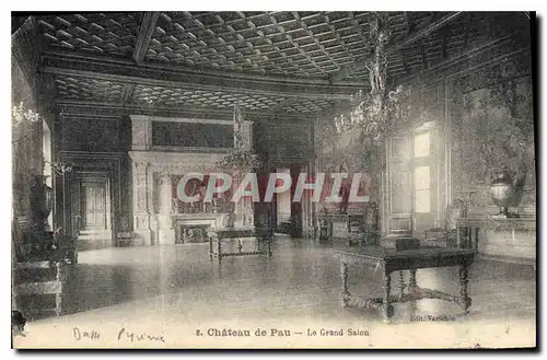 Ansichtskarte AK Chateau de Pau Le Grand Salon