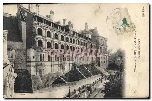 Cartes postales Chateau de Blois Aile de Francois Ier Facade Exterieure